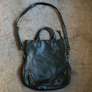 Oversized Black Satchel